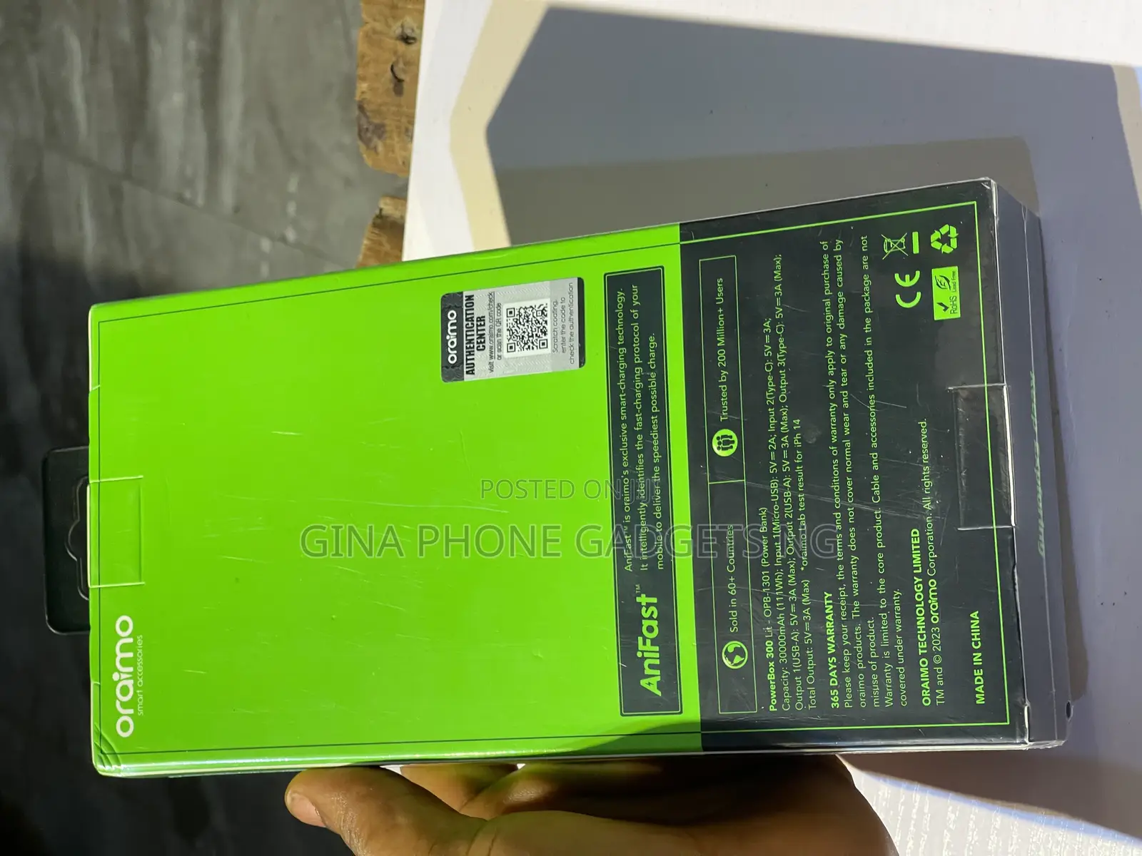 Oraimo 30000mah Power Bank