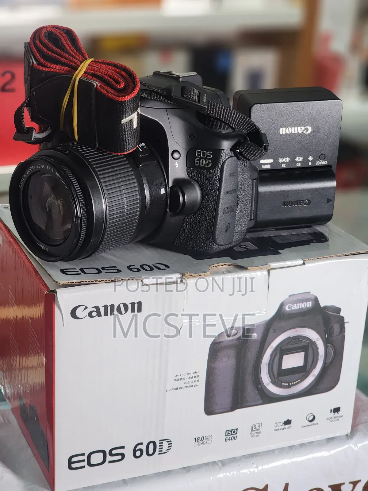 Canon Eos 60d DSLR Camera With 18-55mm Lens Open Box