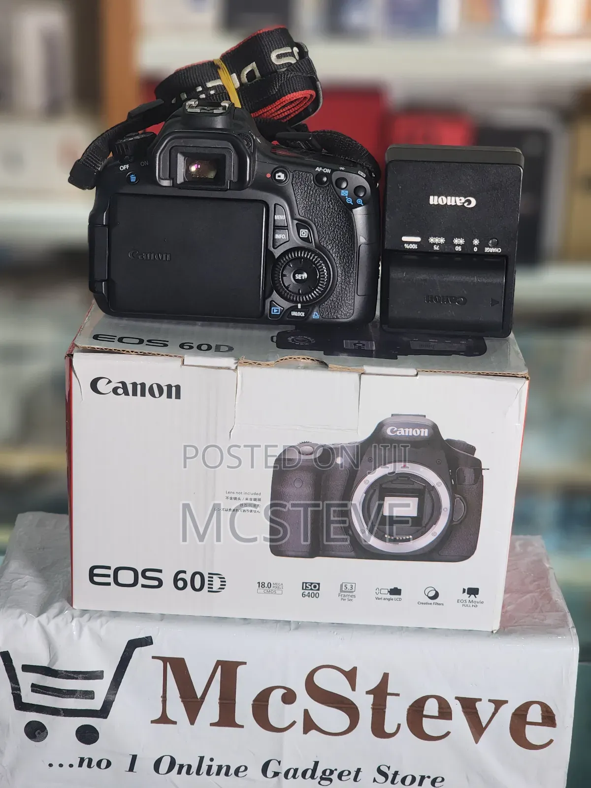 Canon Eos 60d DSLR Camera With 18-55mm Lens Open Box