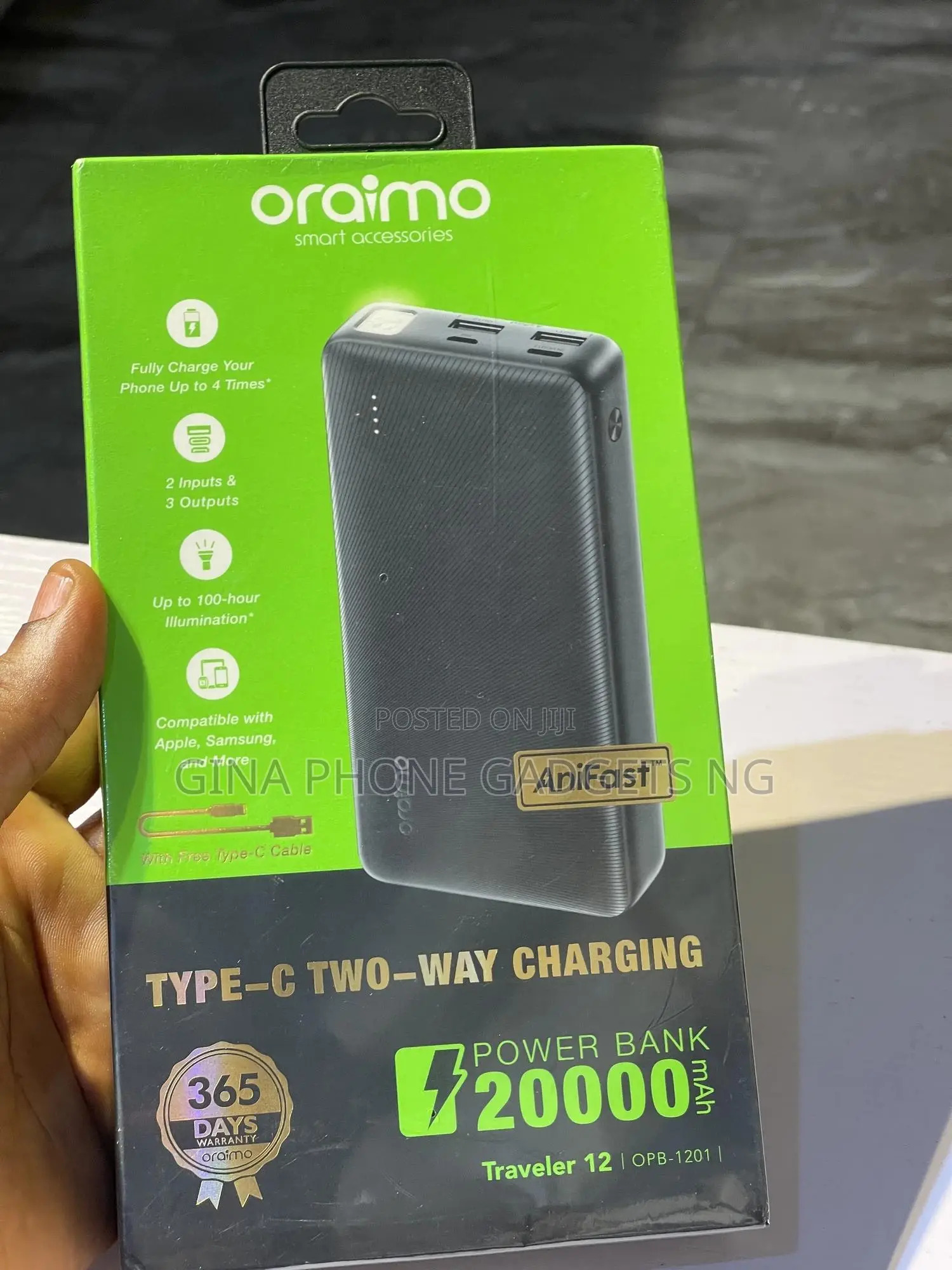 Power Bank (Oraimo 20000mah Power Bank)
