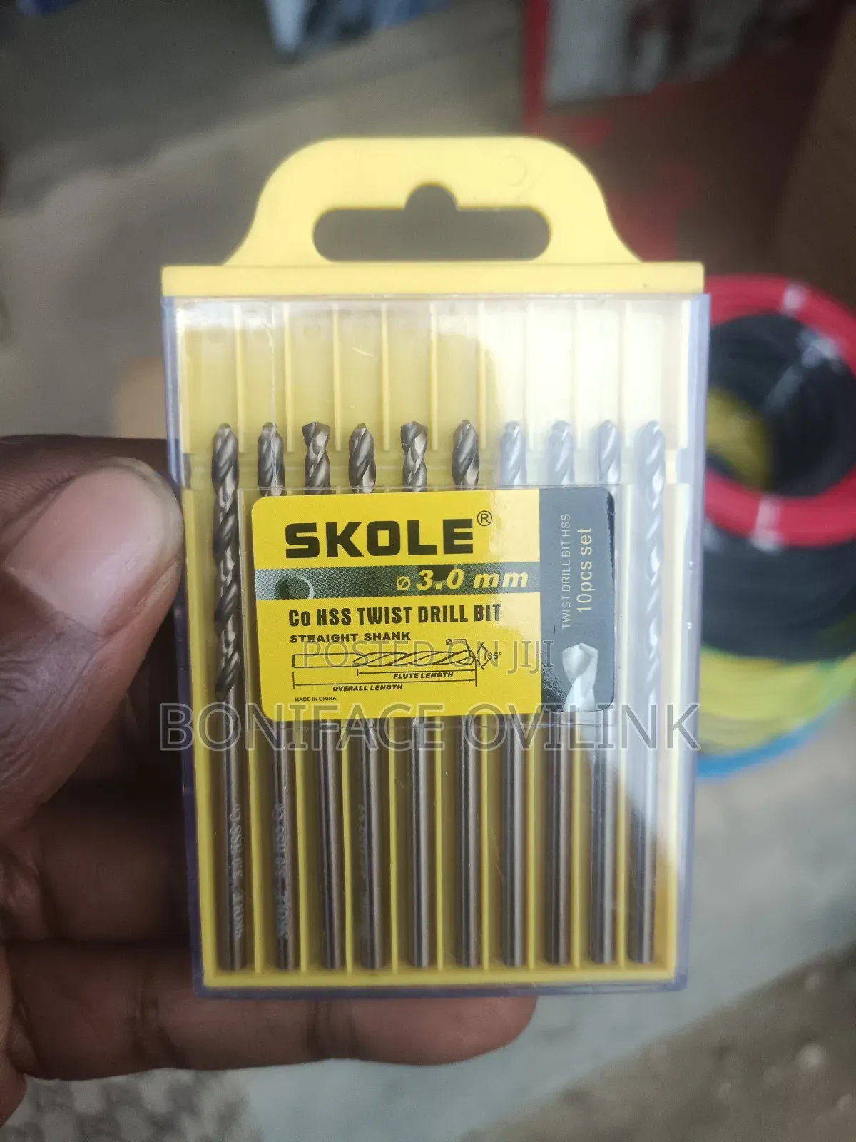 3.0mm Stole Cobalt Drill Bit Original ( 1mm To 20mm Available