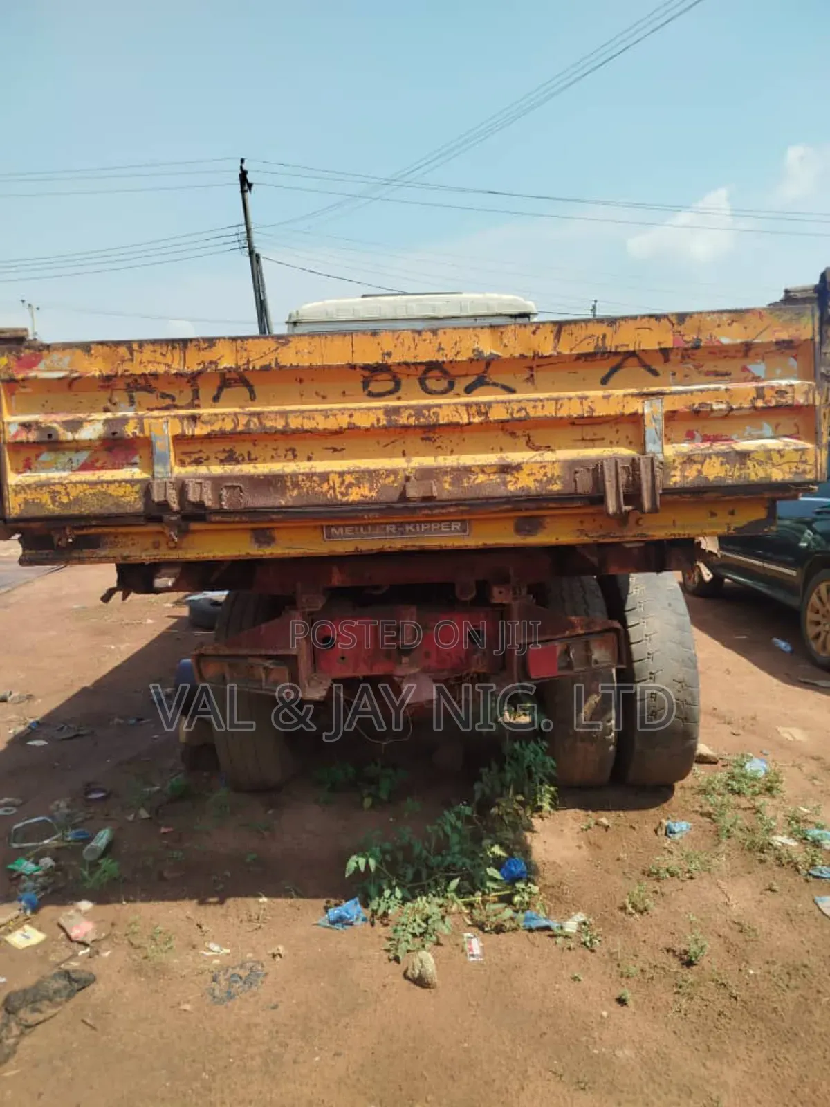 Man Diesel 6 Tyres Tipper Truck - Nigerian Use