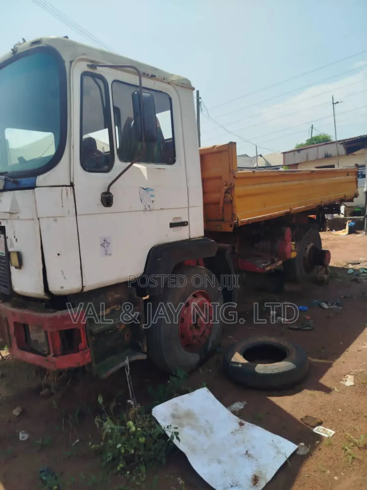 Man Diesel 6 Tyres Tipper Truck - Nigerian Use