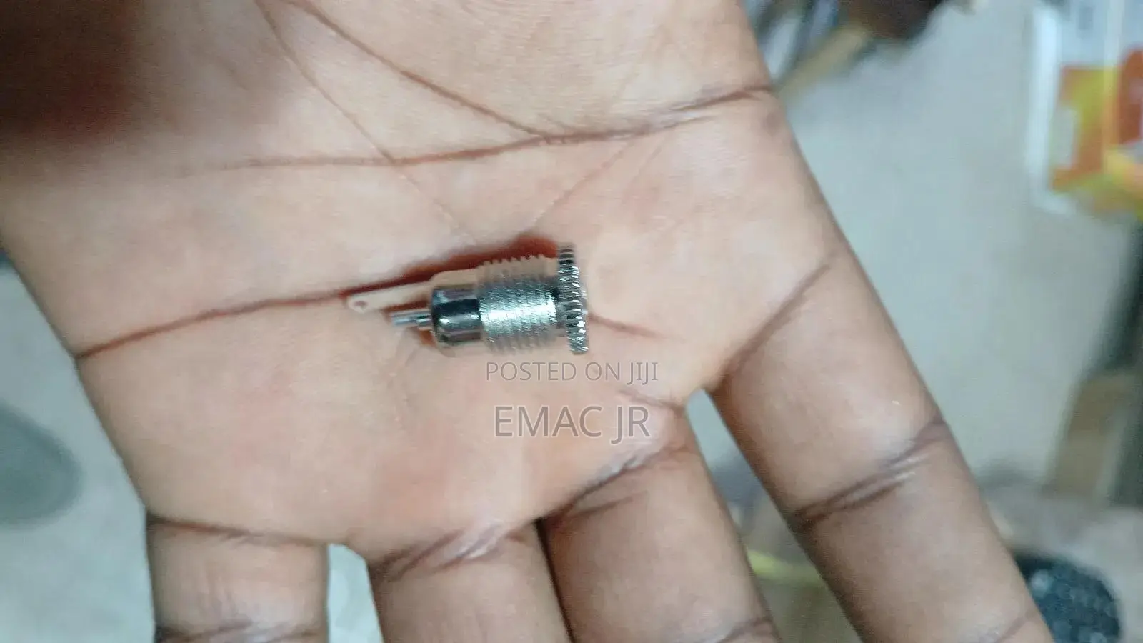 Panel-Mount Female Dc Power Jack or Socket, Likely a 5.5x2.1mm Size.
