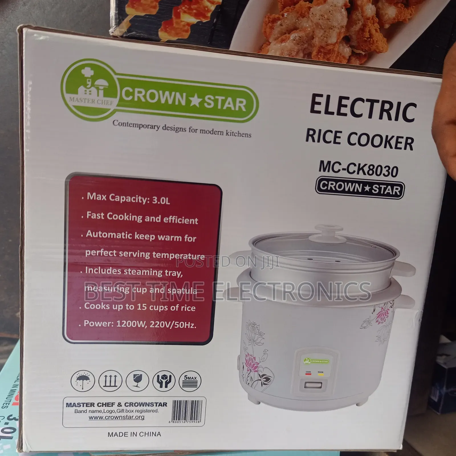 Crownstar 3l Electric Rice Cooker