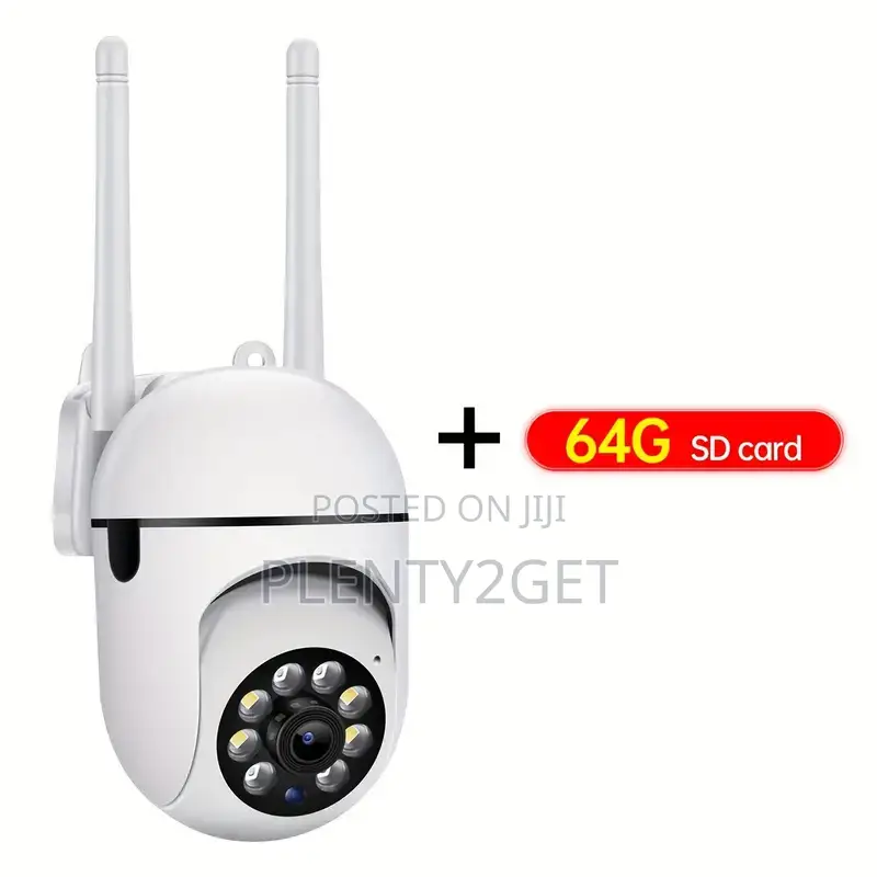 1pc Jooan Smart Security Camera With 1080p Hd, 360° Panoramic View