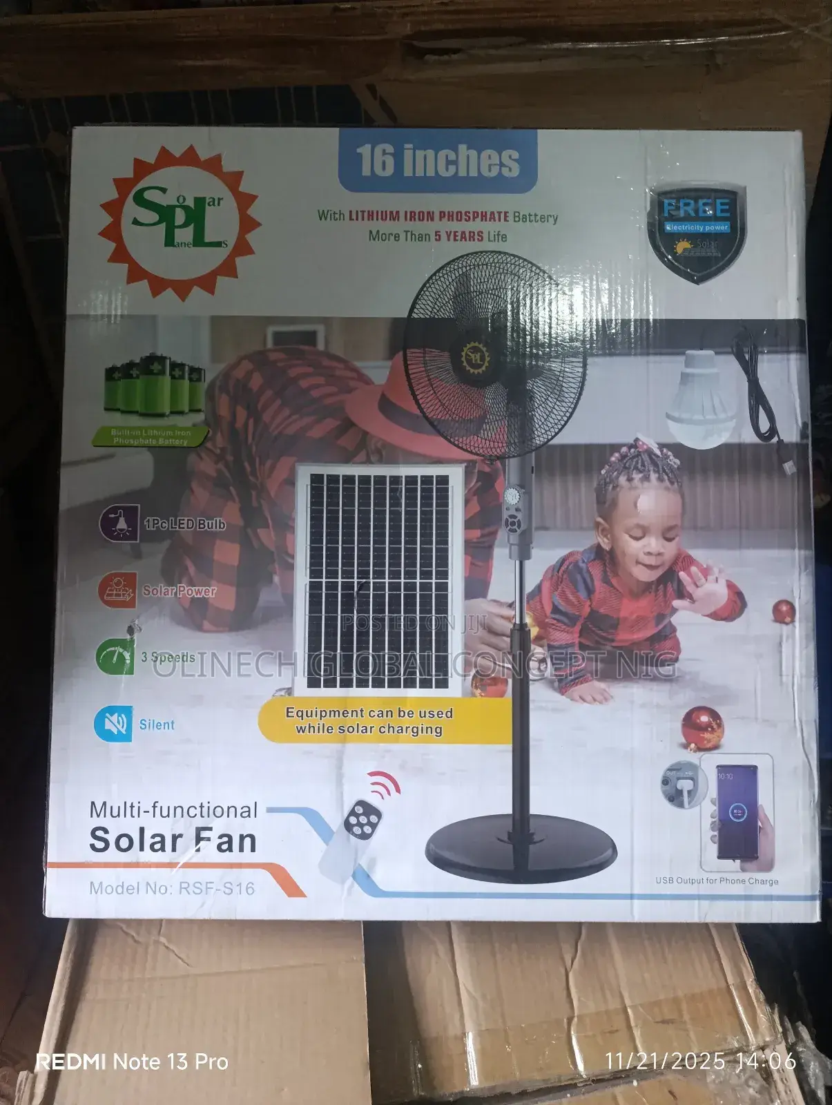 16 Inches Spl Reachable Standing Fan