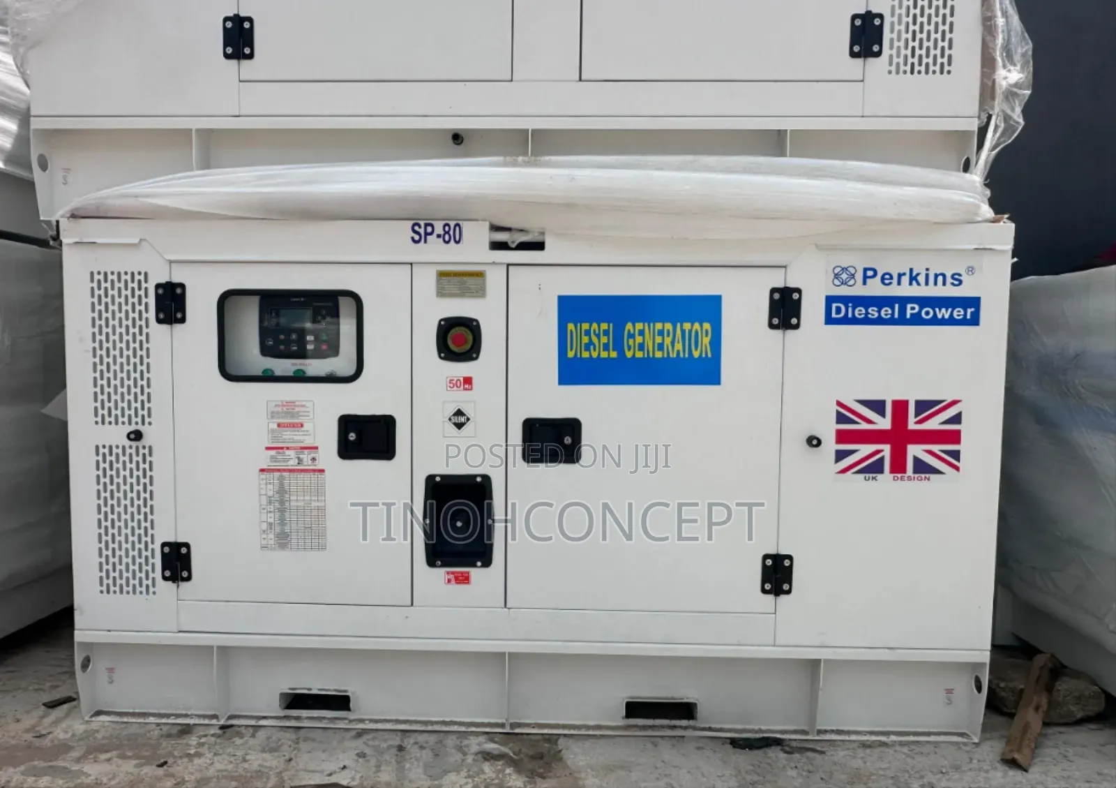 Uk Perkins Soundproof Diesel Generator 80 Kva