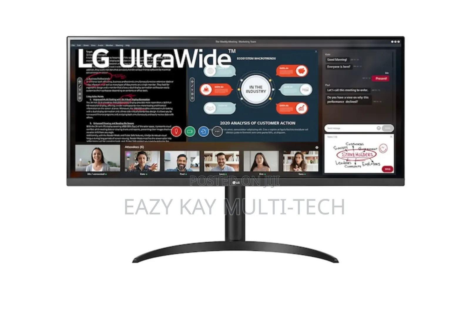 Lg 34 Inch Ultrawide Ips FHD Monitor