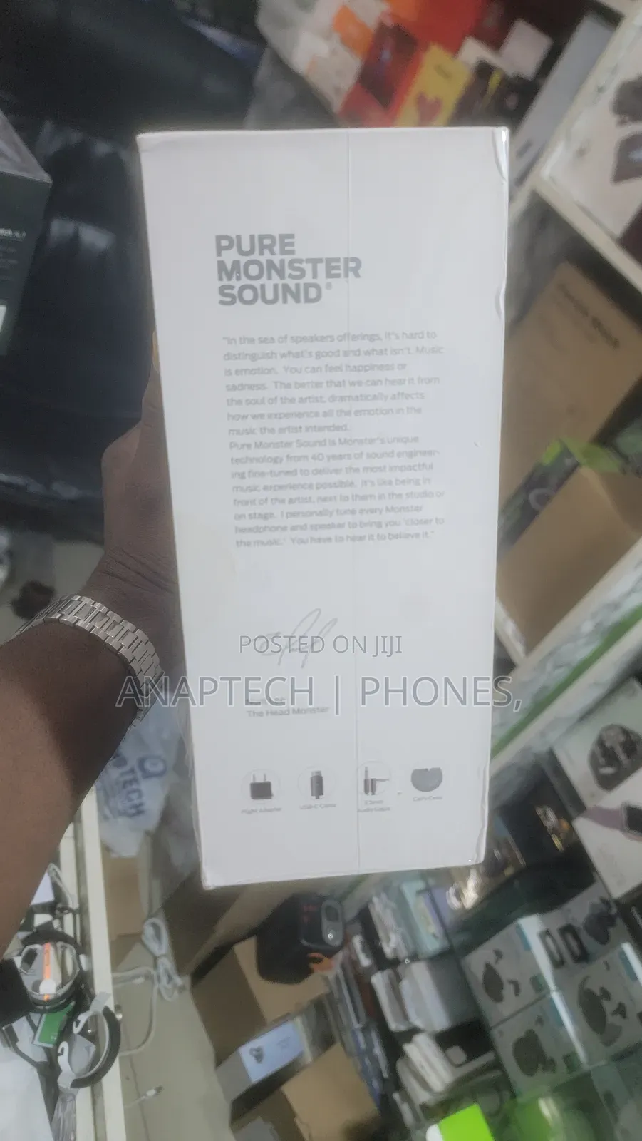 Monster Persona Anc Wireless Headphones, Pure Monster Sound, Call