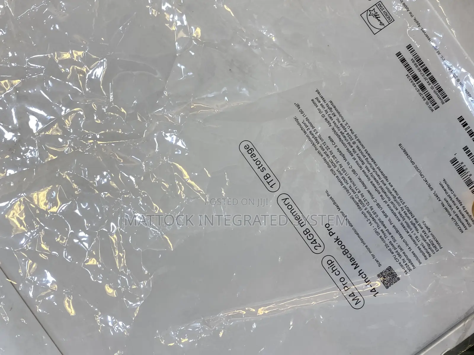 New Laptop Apple MacBook Pro 2024 M4 14-Inch 24GB Apple M4 Pro SSD 1T