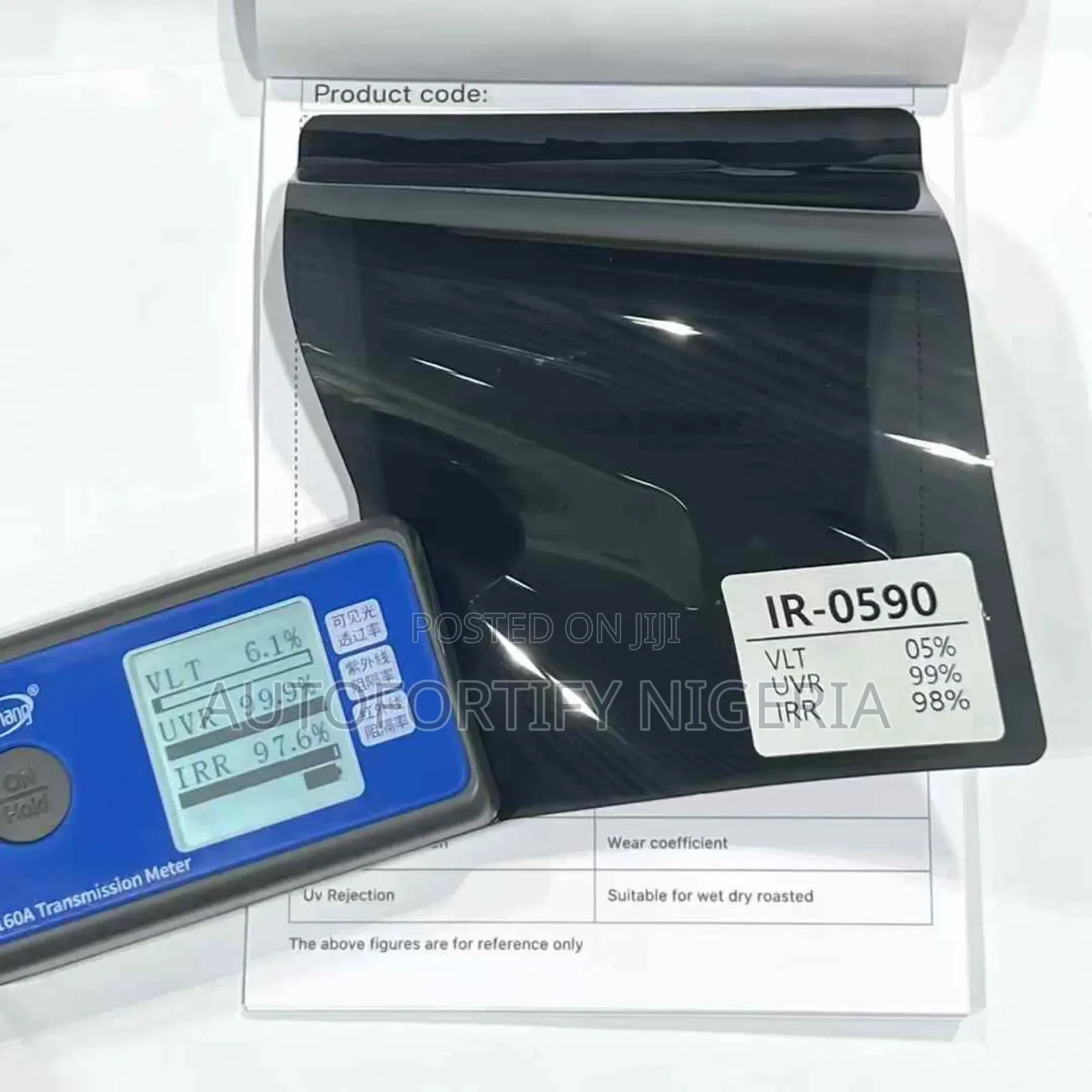 Nano Ceramic Tint. Full Roll Ir0590