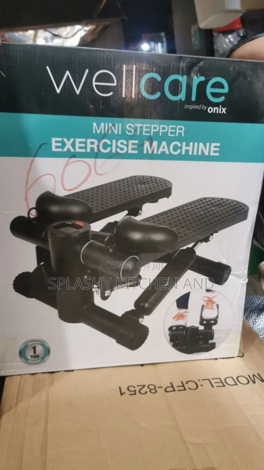 Wellcare Mini Stepper Exercise Machine for Leg Muscle Cardio Workout