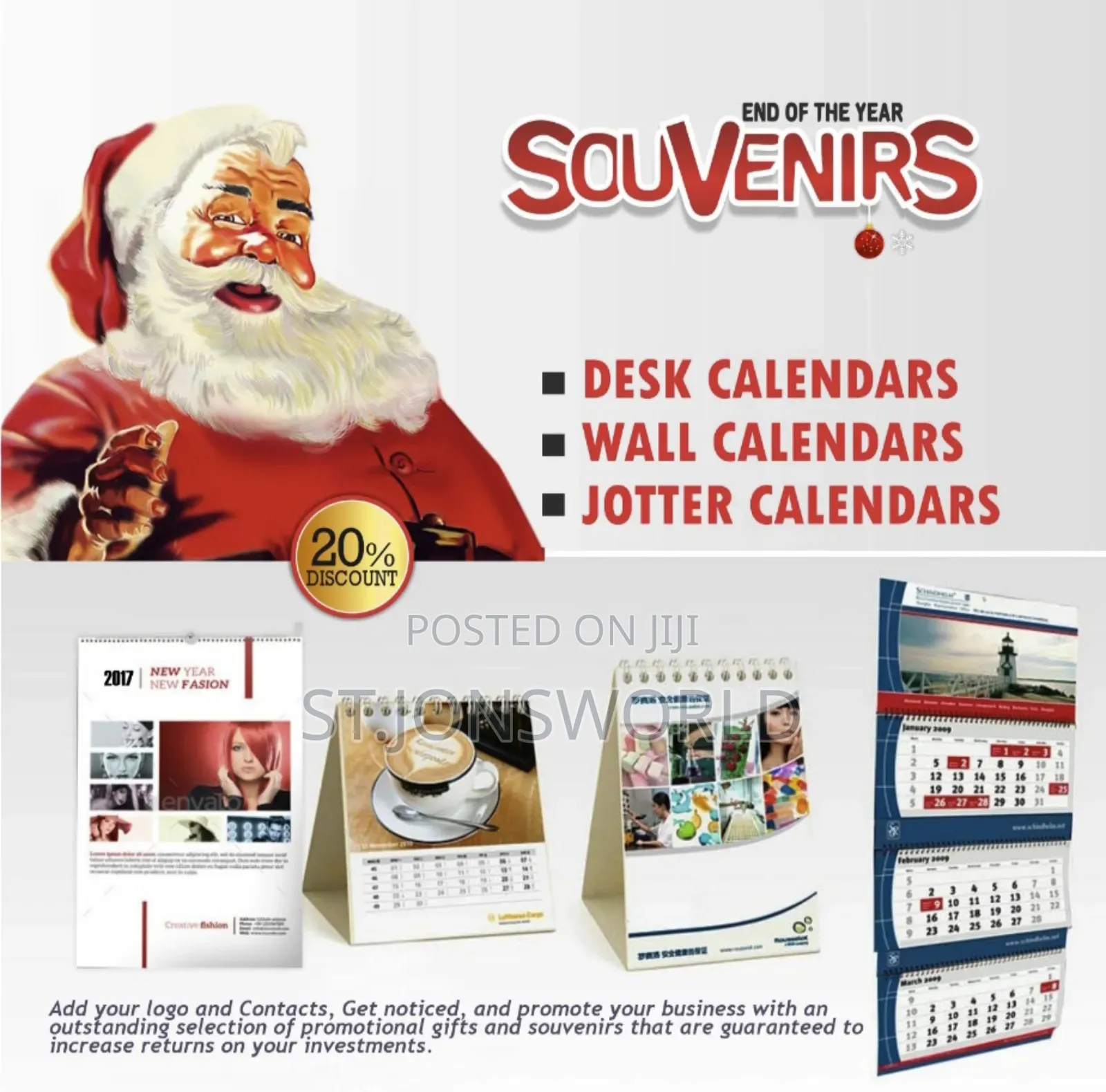 2026 Desktop Calendar Souvenirs