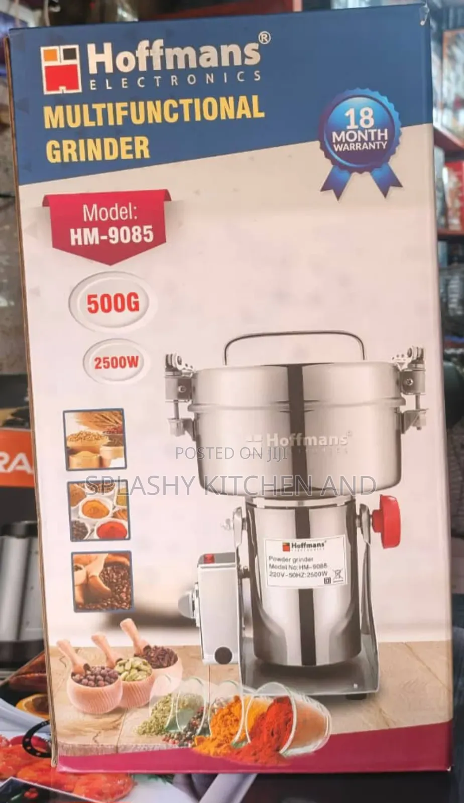 Hoffman's 500gram Powder Grinder 2500watts Pure Copper