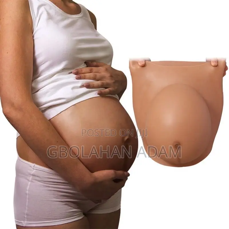 Women Artificial Pregnant Silicone Fake Belly Model Pregnancy Stomach