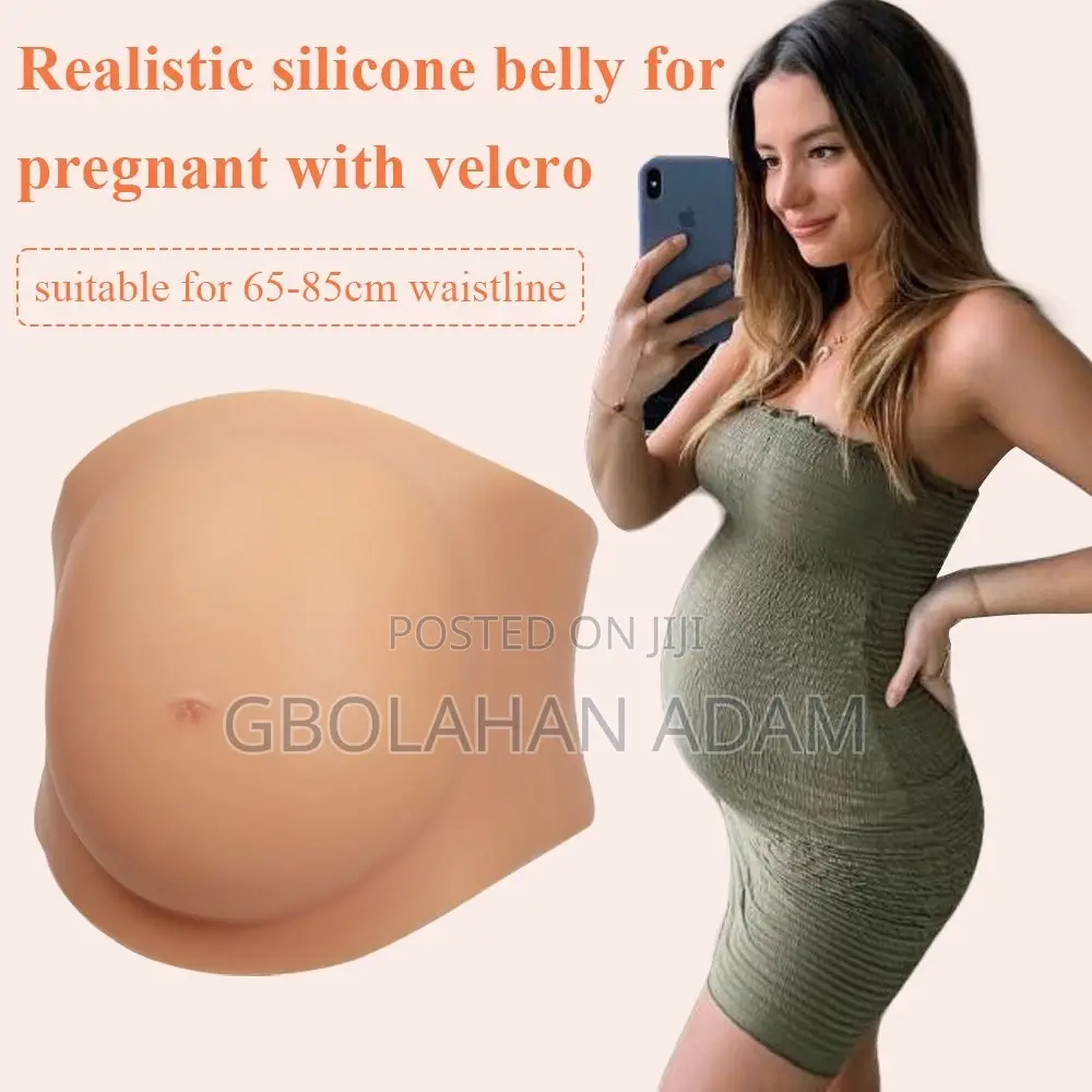 Women Artificial Pregnant Silicone Fake Belly Model Pregnancy Stomach