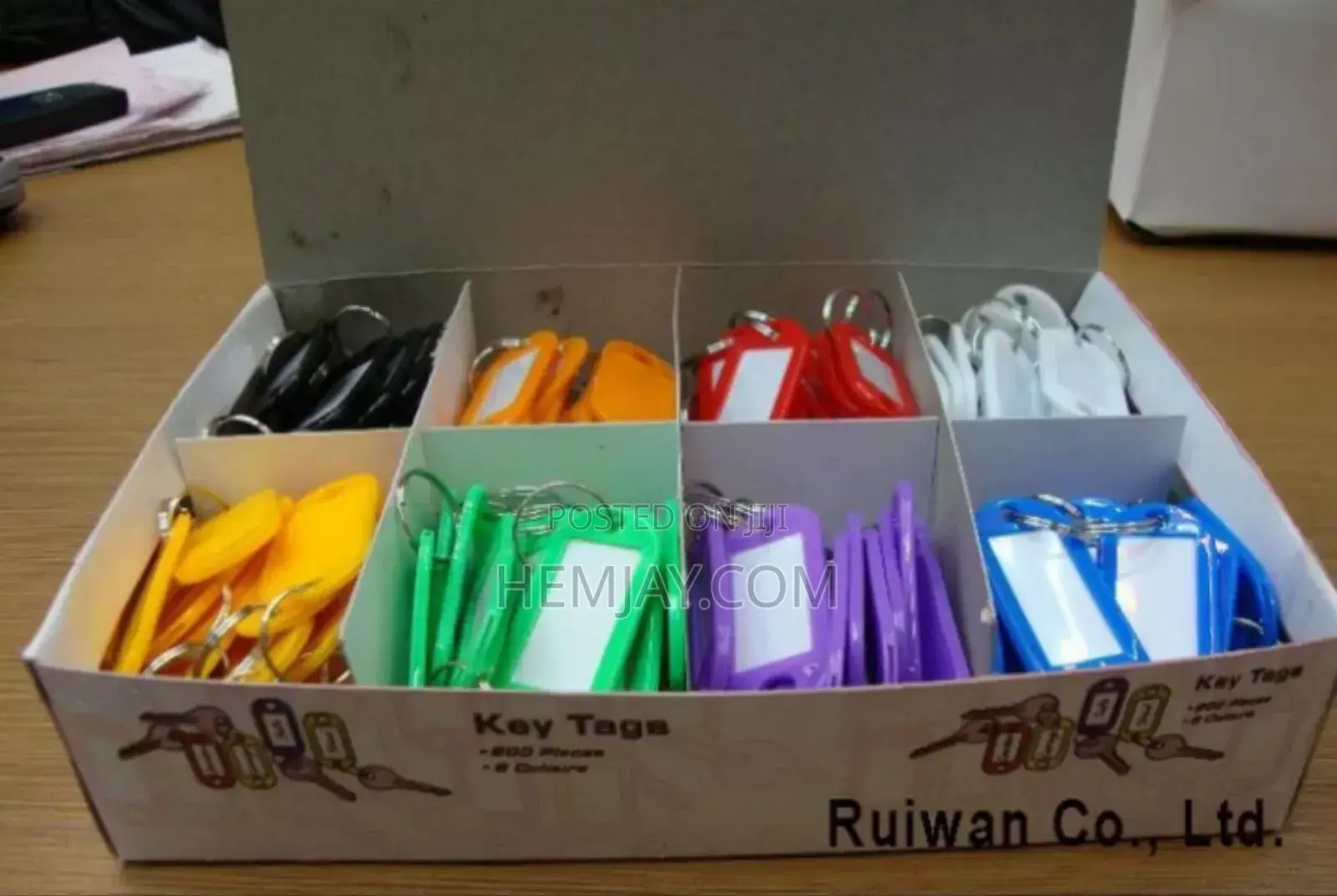 Decorative Keychain Tag "12pcs in a Pack". (Keyholder)
