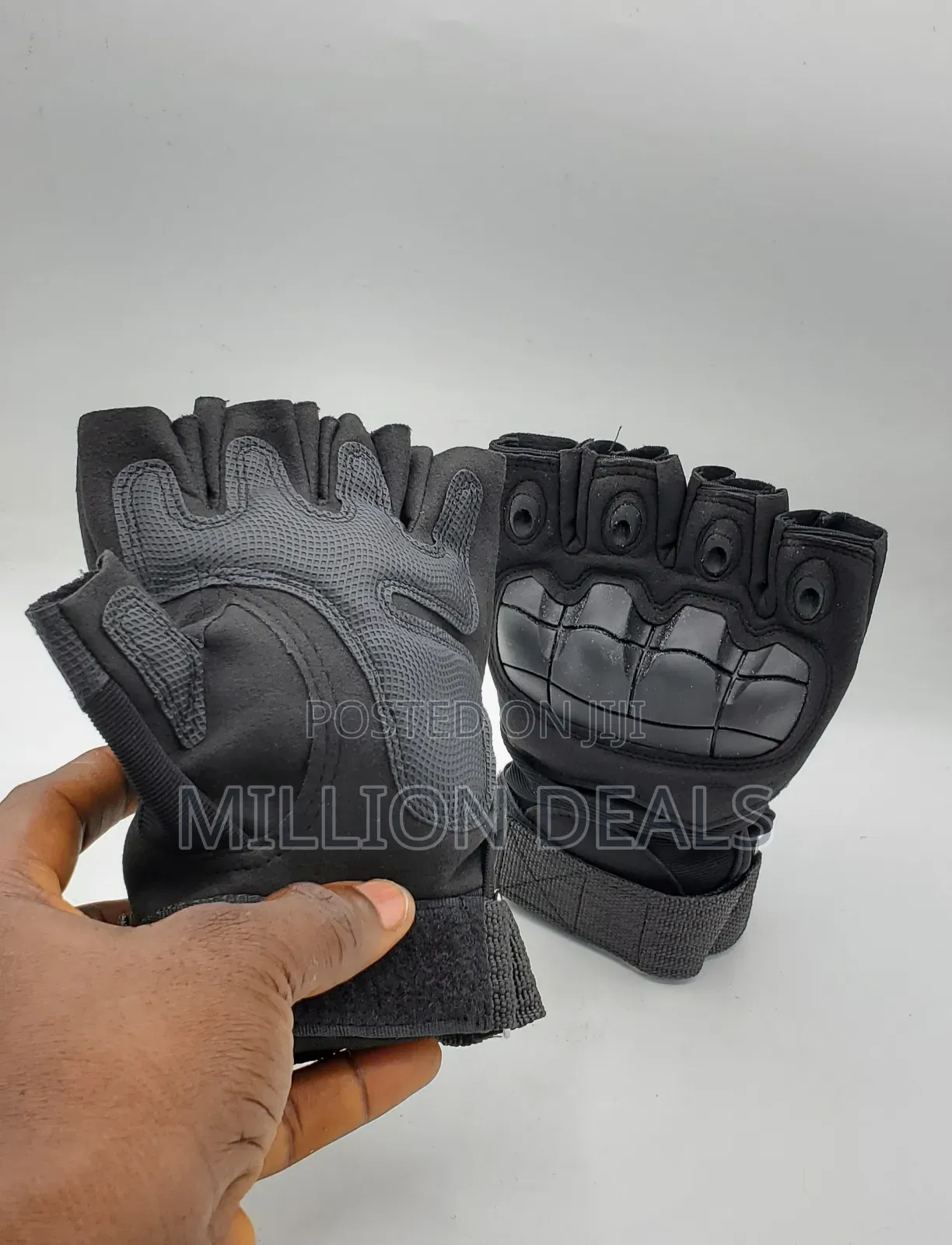 Stylish Sport Gym Biker Rip Cut Men's Gloves