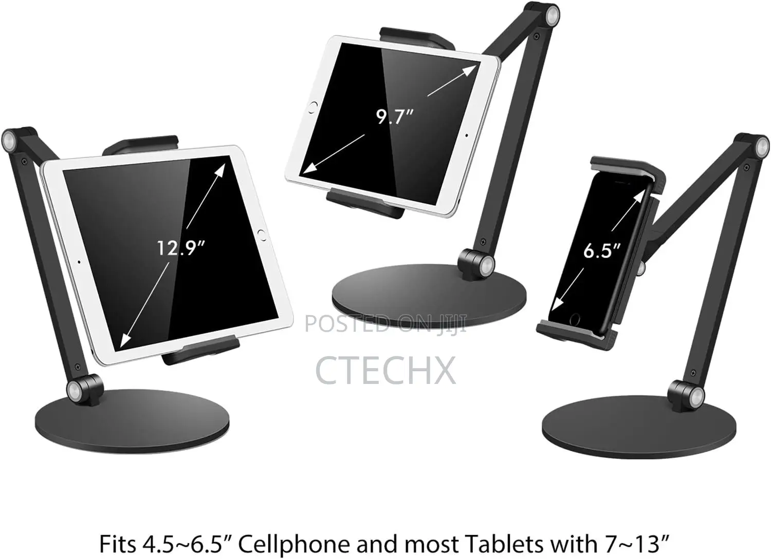 Viozon Tablet Stand Holder Mount, for 4.5 -13 Inch Phone and Tablet