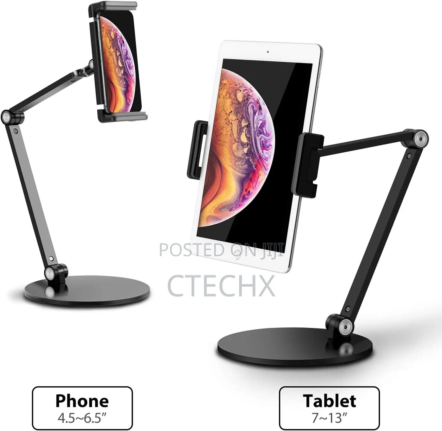 Viozon Tablet Stand Holder Mount, for 4.5 -13 Inch Phone and Tablet