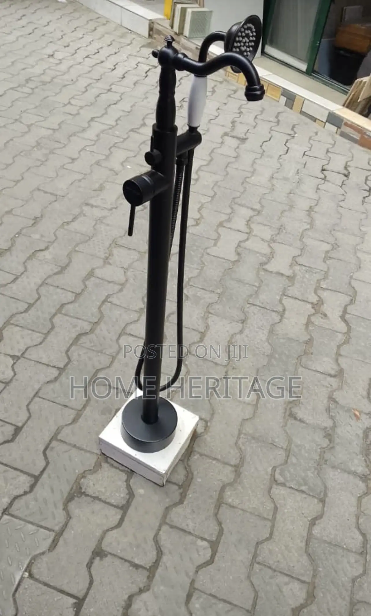 Royal Black Standing Mixer Tap