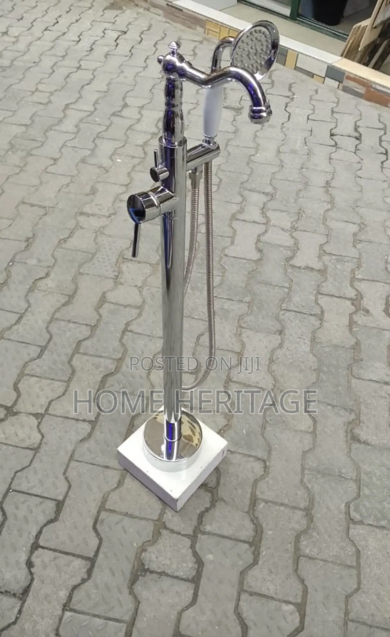 Royal Black Standing Mixer Tap