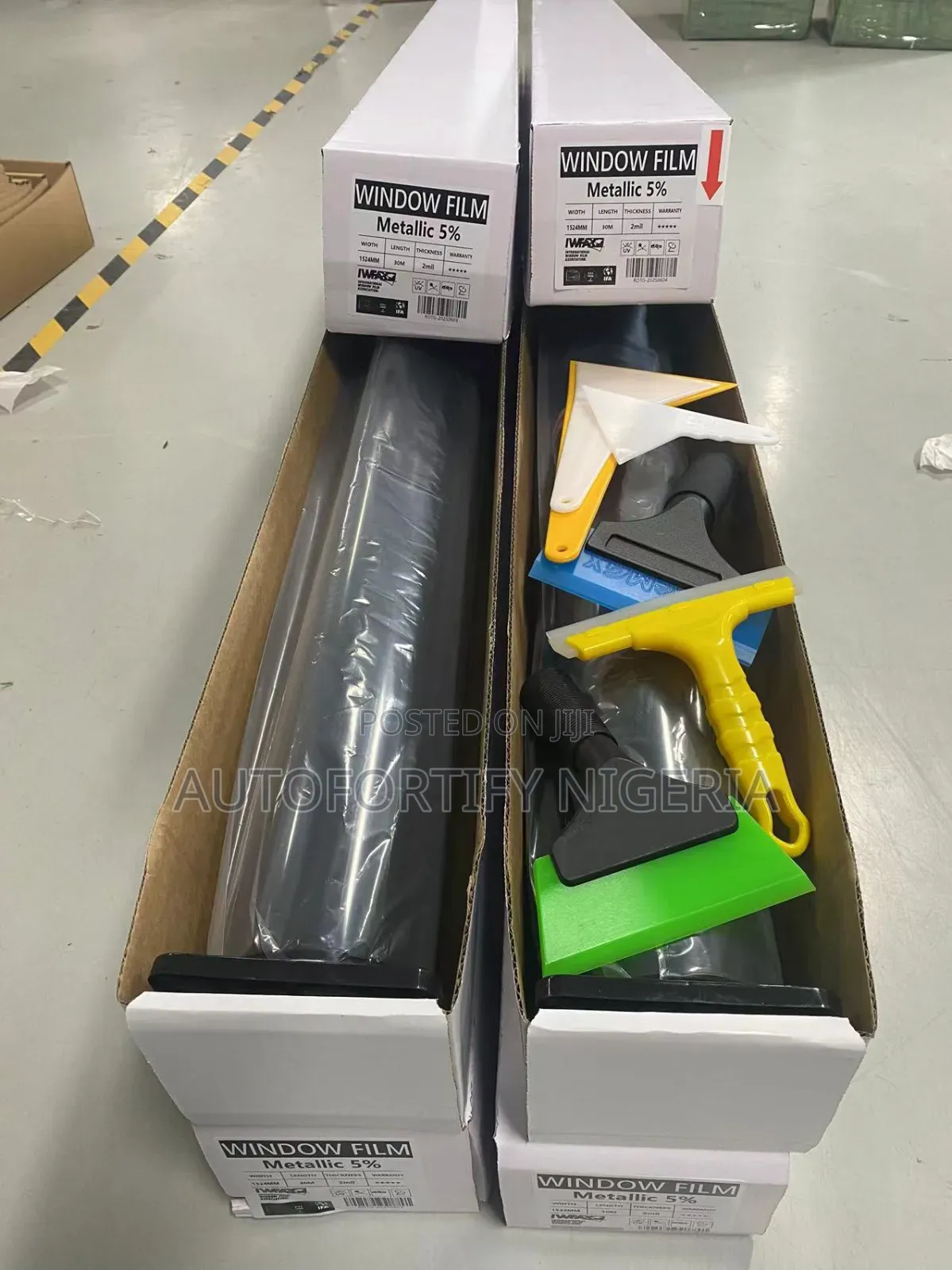 Nano Ceramic Tint Material, Precut For One Vehicle