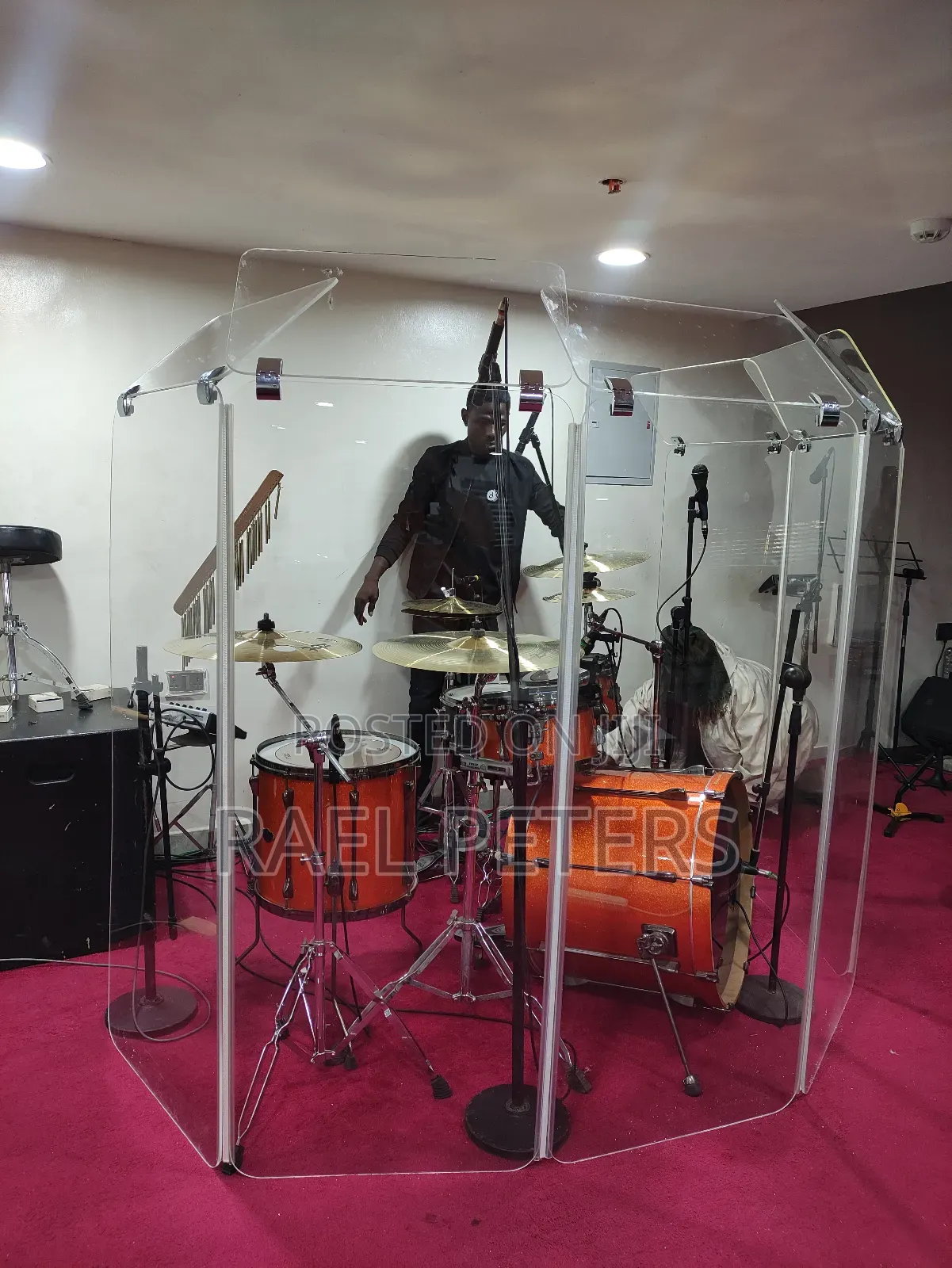 5ft by 6 Panels With Deflectors Drum Shield