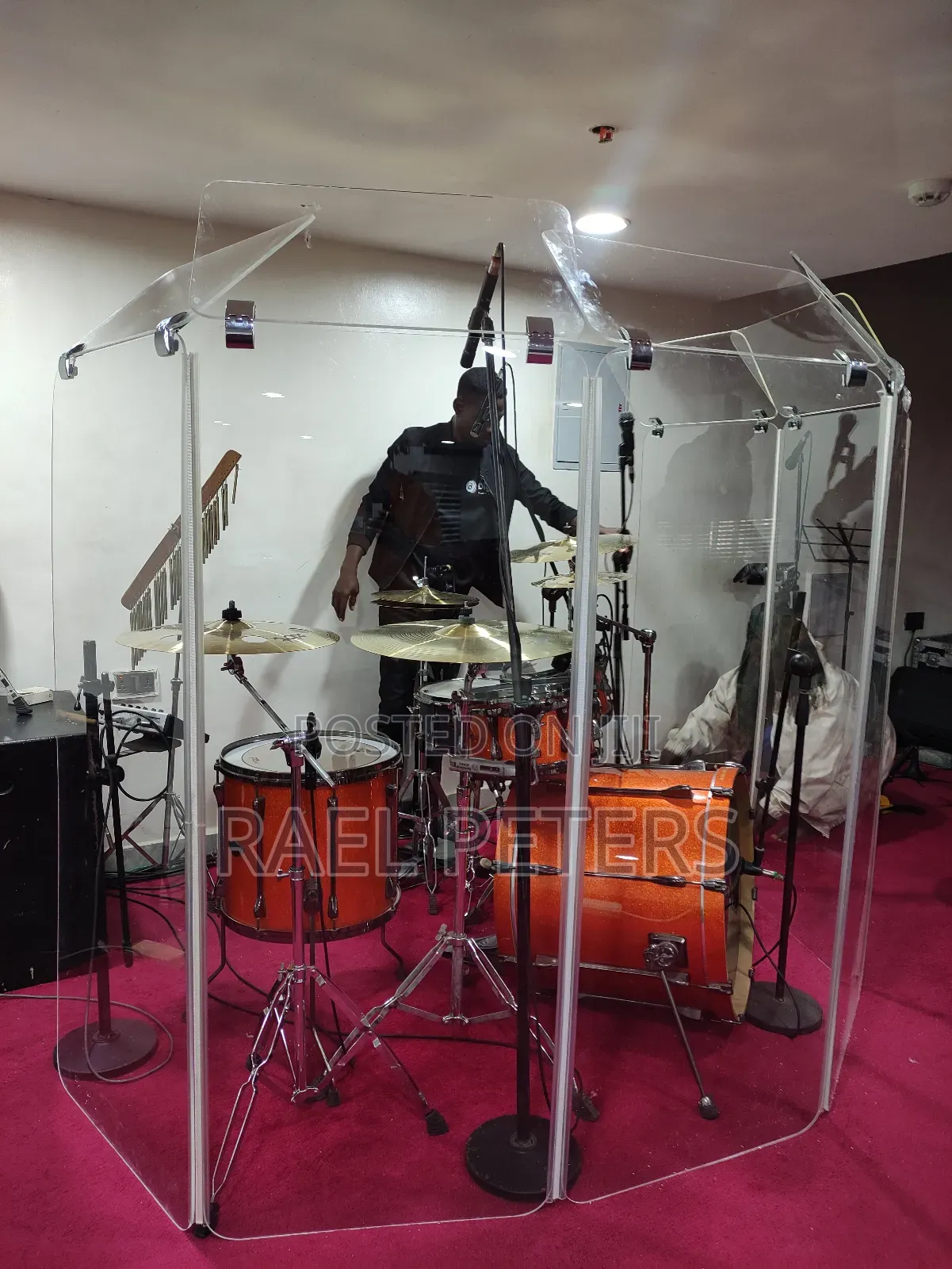 5ft by 6 Panels With Deflectors Drum Shield