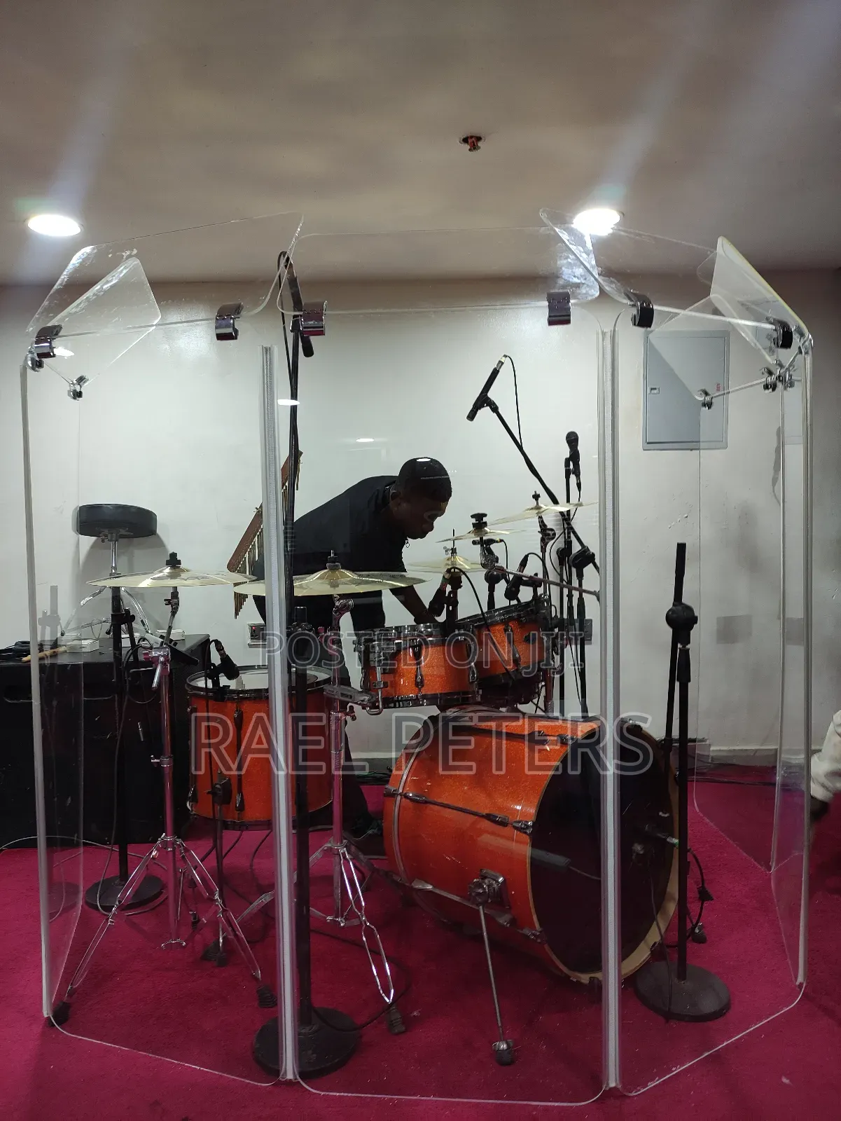 5ft by 6 Panels With Deflectors Drum Shield
