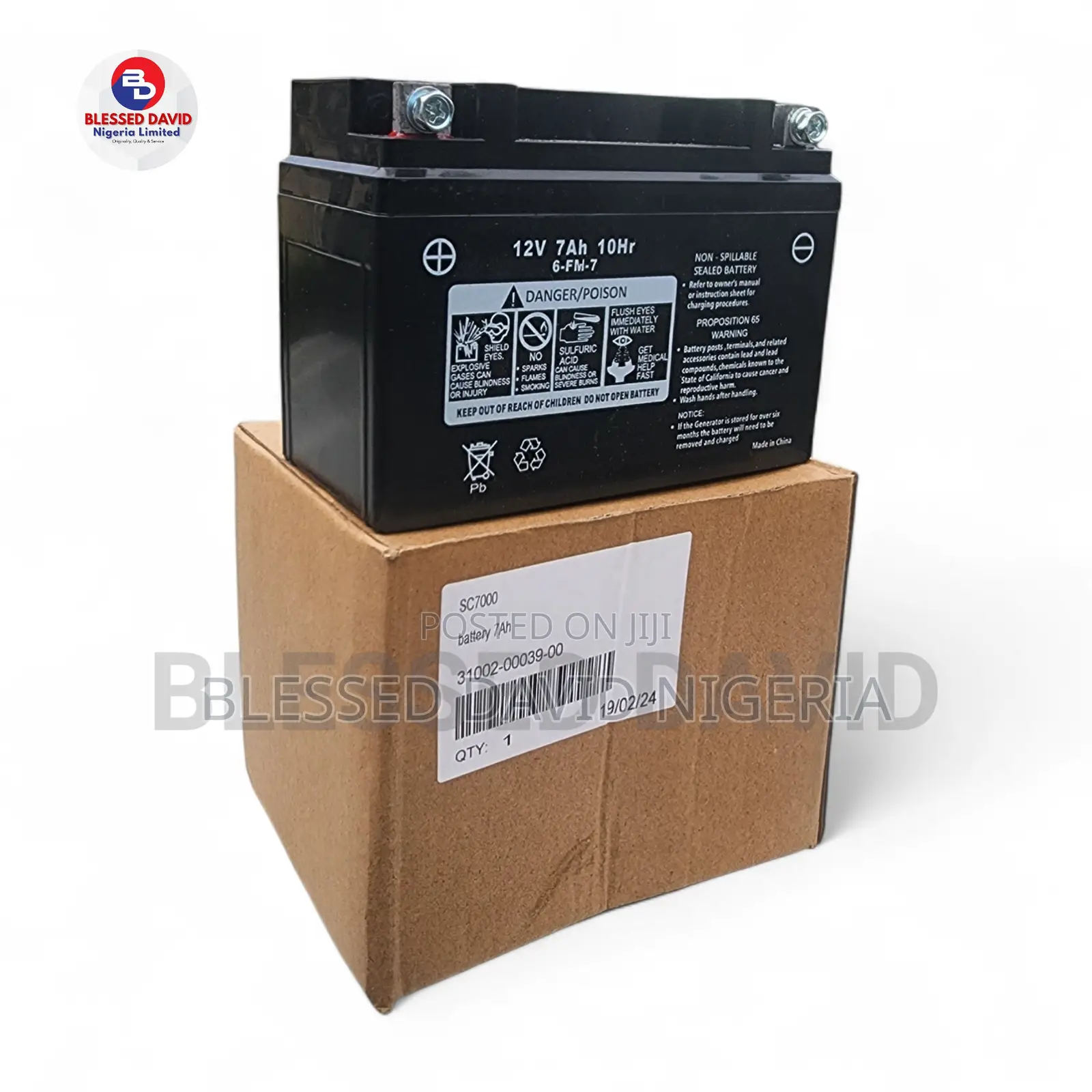 Senci 12v 7ah 10hr Replacement Battery Sc4000 - Sc7800e