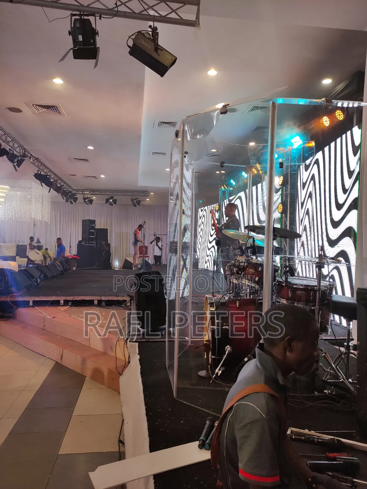 6ft by 6 Panels Drum Shield With Top Deflectors