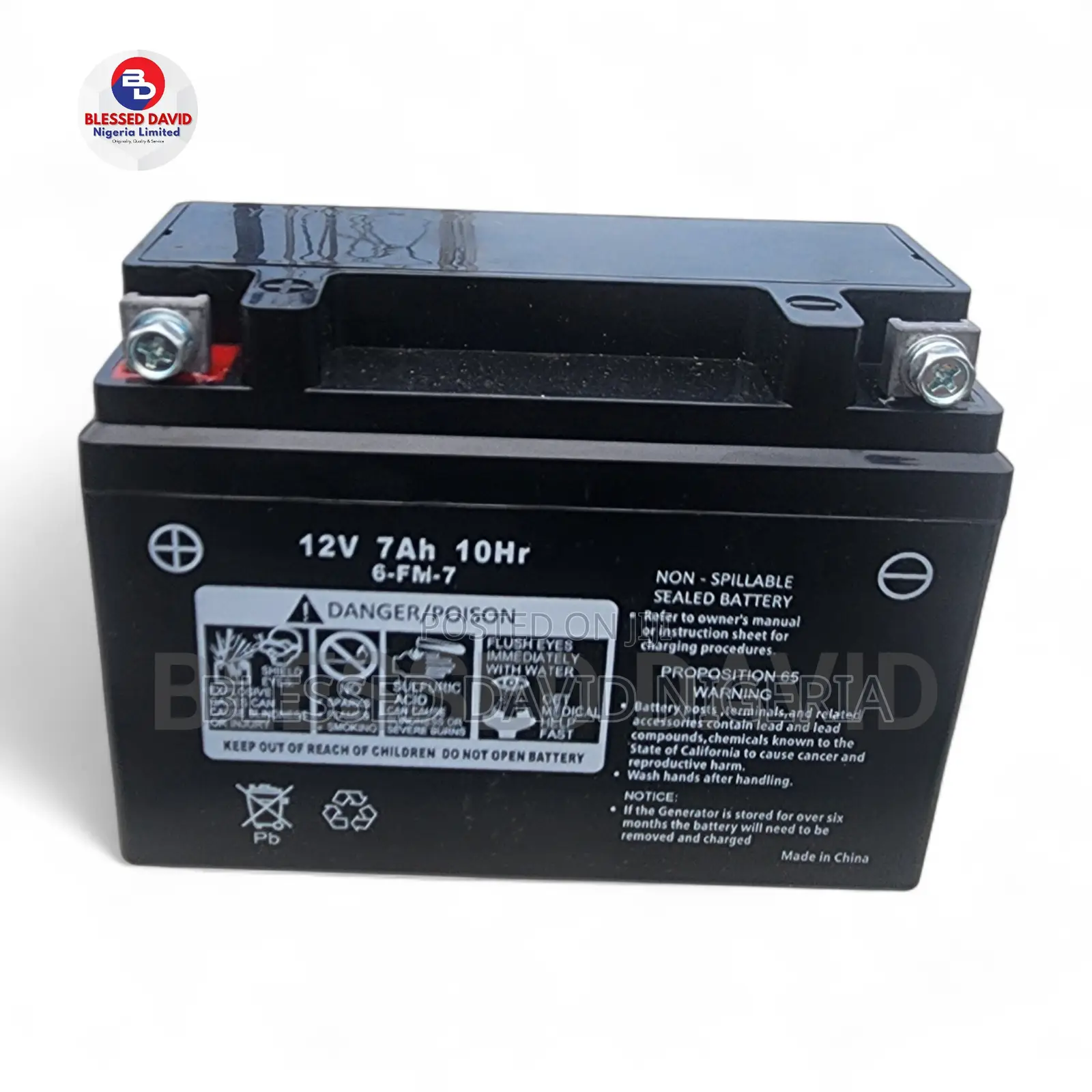 Senci 12v 7ah 10hr Replacement Battery