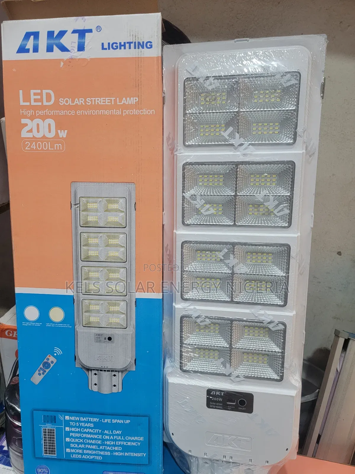 Akt Solar Street Light 200watts