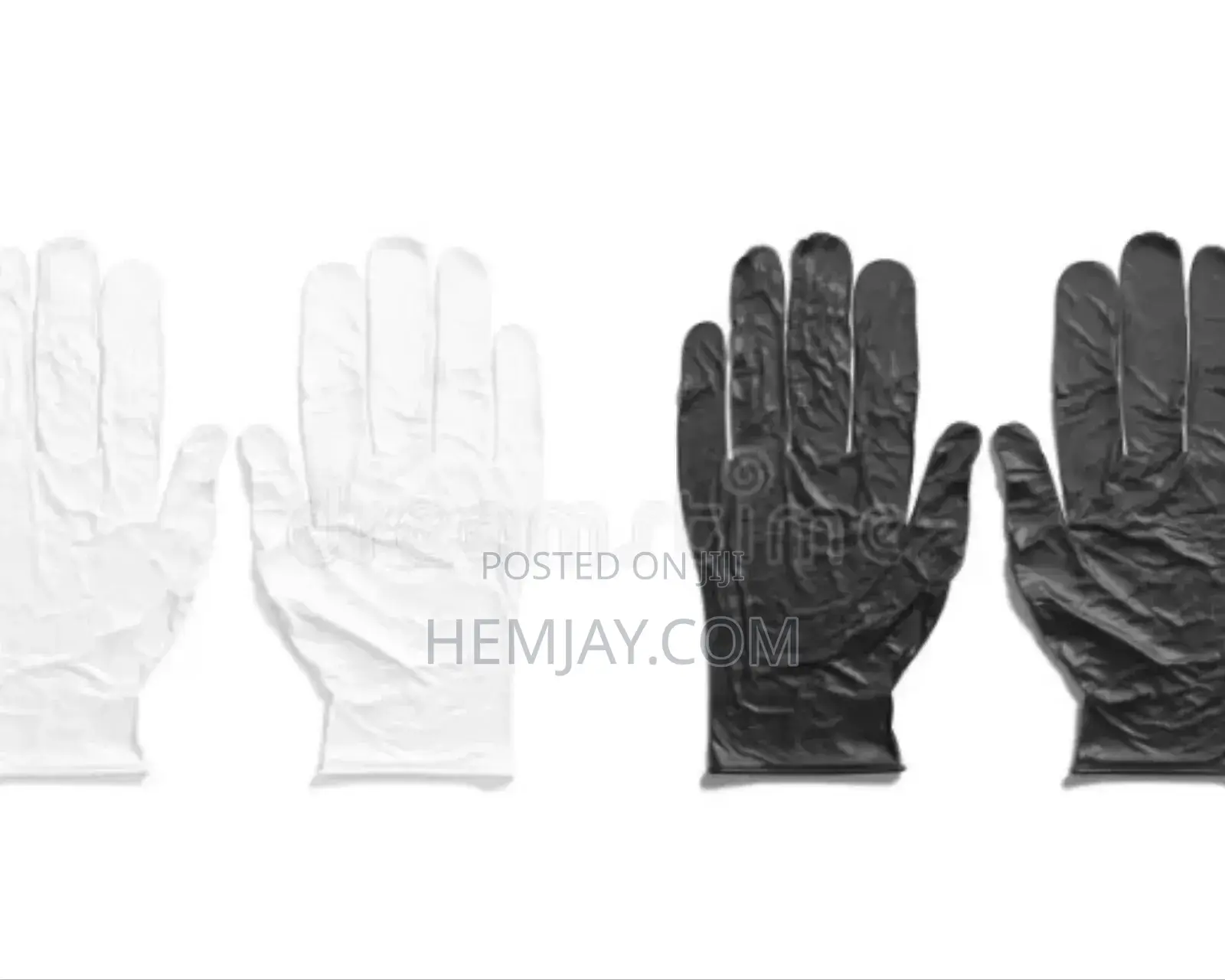 Black/Blues Surgical Hand Gloves (100pcs In A Pack)