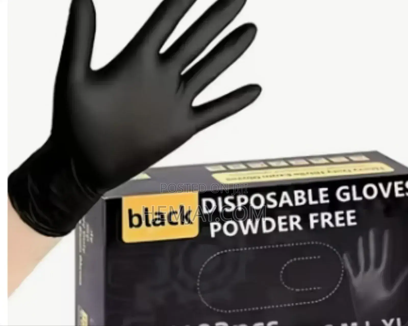 Black/Blues Surgical Hand Gloves (100pcs In A Pack)