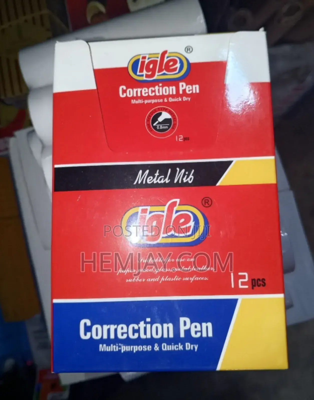 Correct Pen/ Tipest Pen (12pcs in Pack).