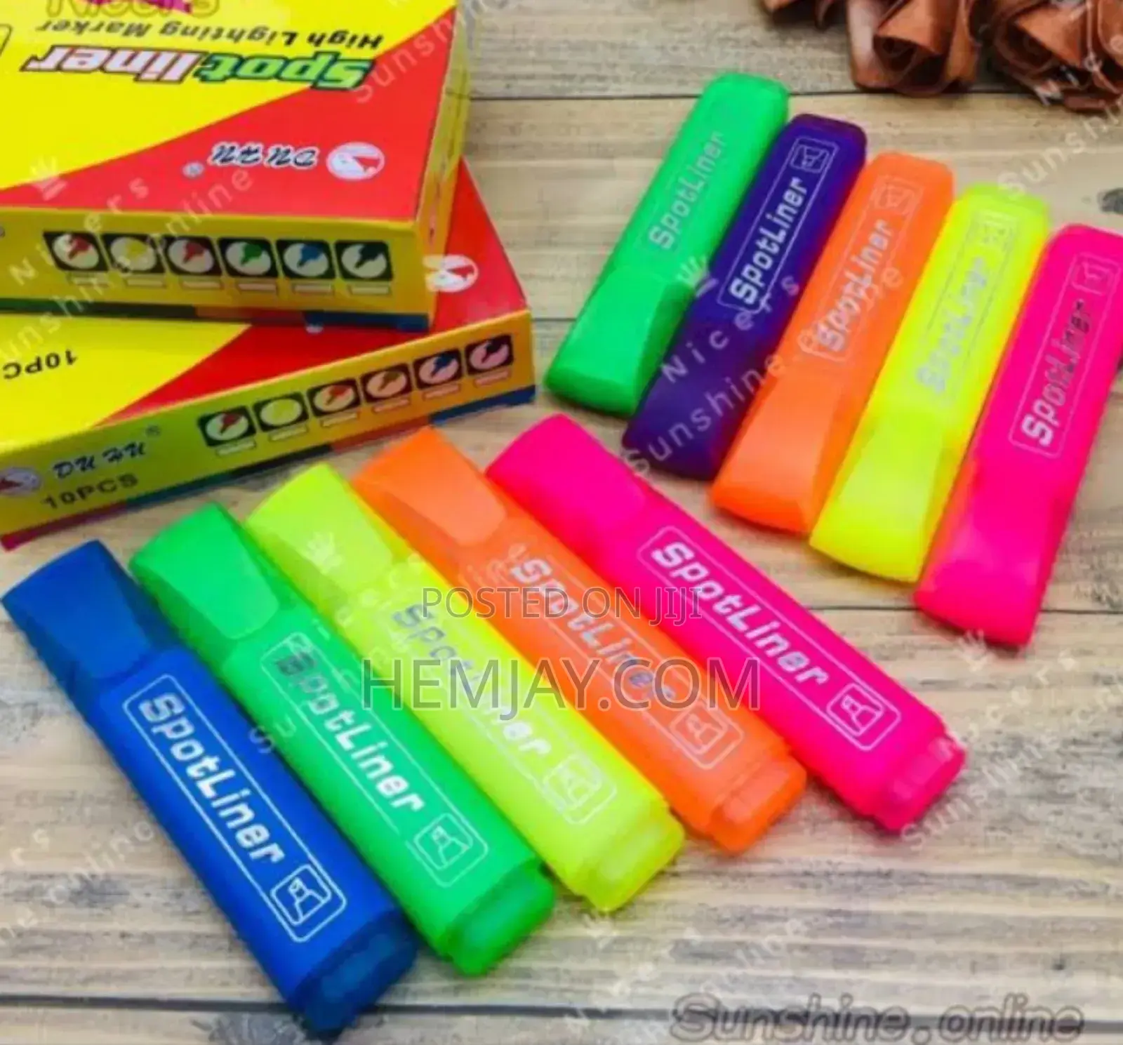 Spot Liner Marker/ High Lighting Marker. (10pcs in a Pack)