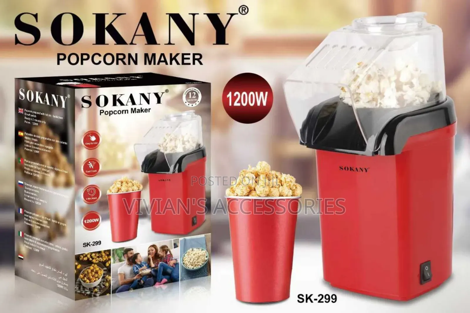 Sokany Popcorn Maker