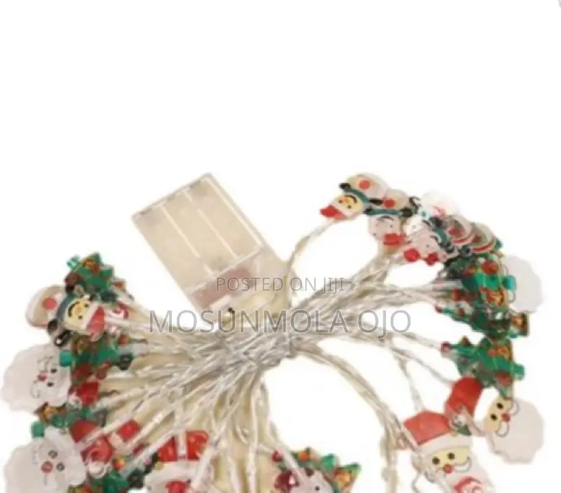 Christmas Ornament String Lights - Battery Operated Led Fairy Lights