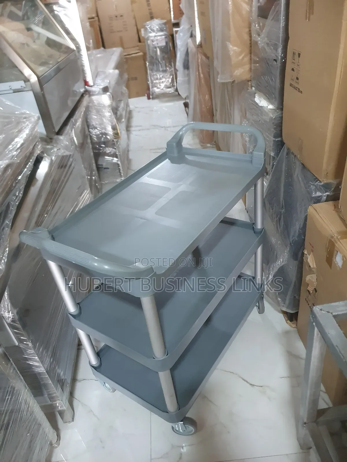 Plastic Food Trolley 3step