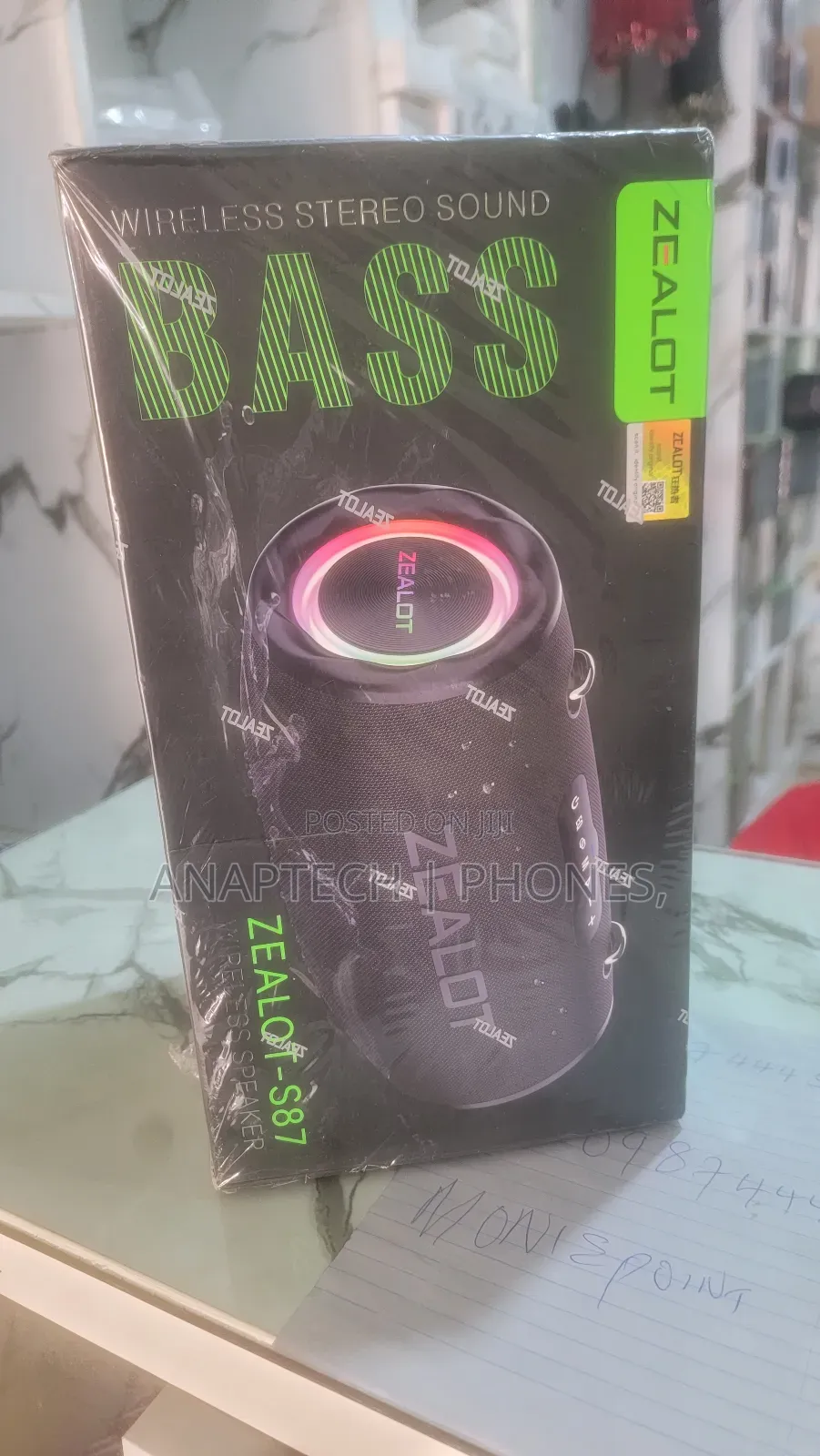 Zealot-S87 Wireless Stereo Sound Bass Speaker