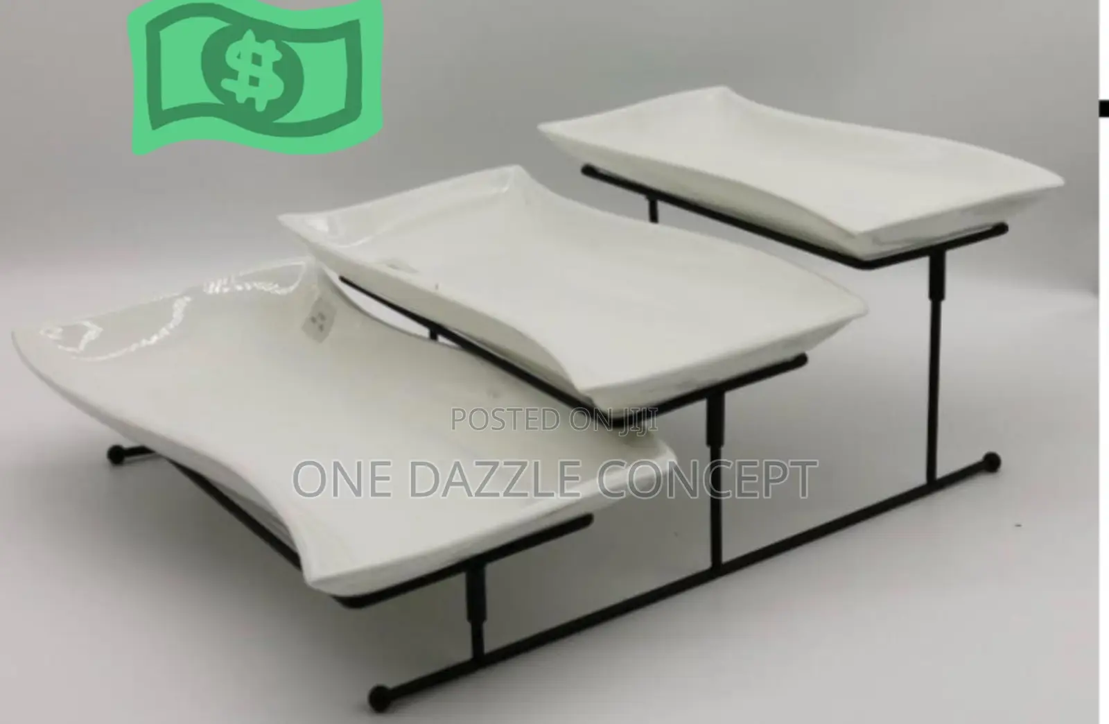 3pcs Ceramic Display Stand Jc-7154