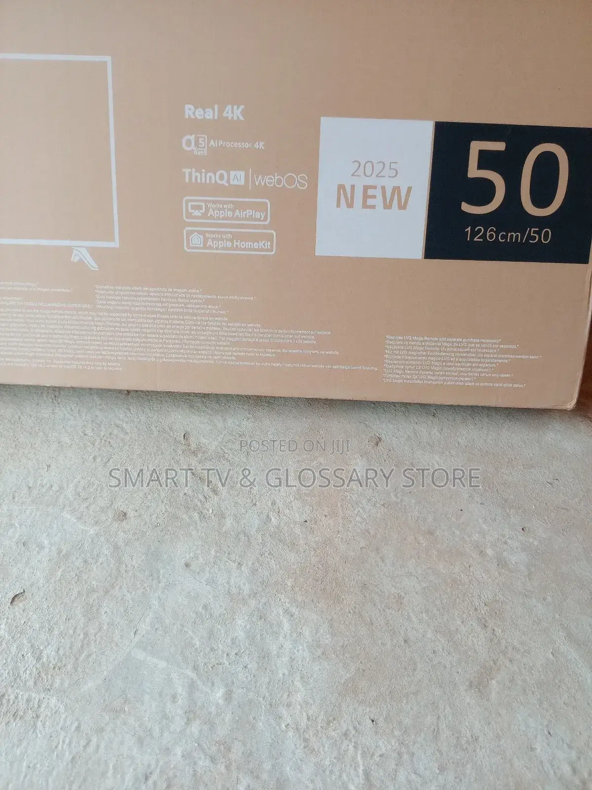 50 Inches Lg Smart Tv With Inbuilt Bluetooth