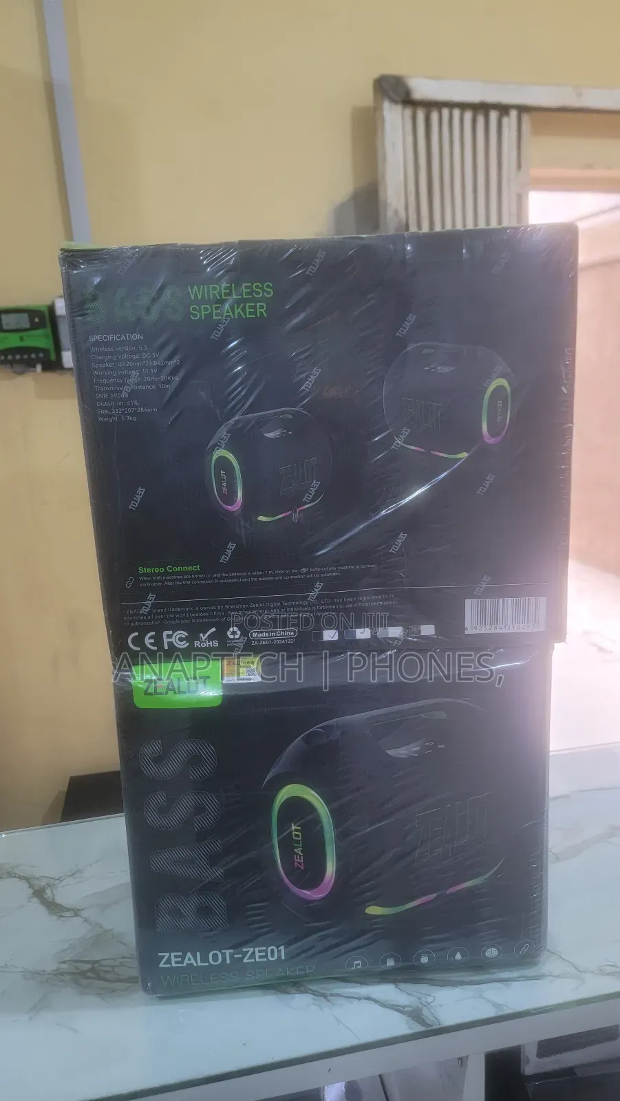 Zealot Ze01 Stereo Super Bass When Both Machines Are Turned On
