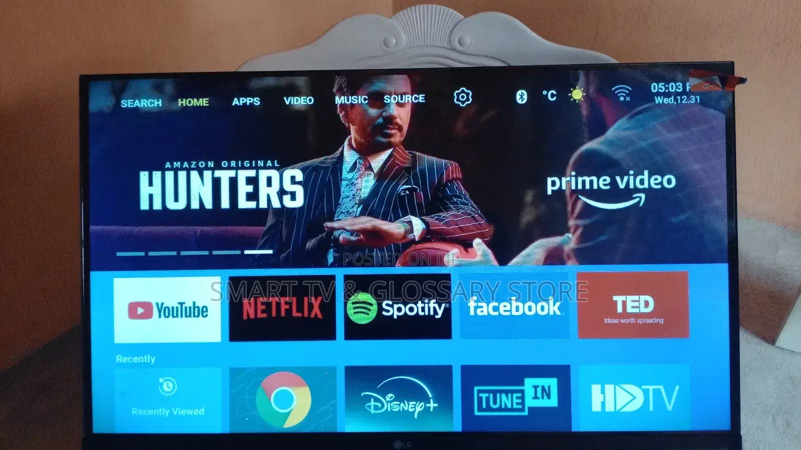 32 Inches Smart Tv With Inbuilt Bluetooth Wifi Facebook Google