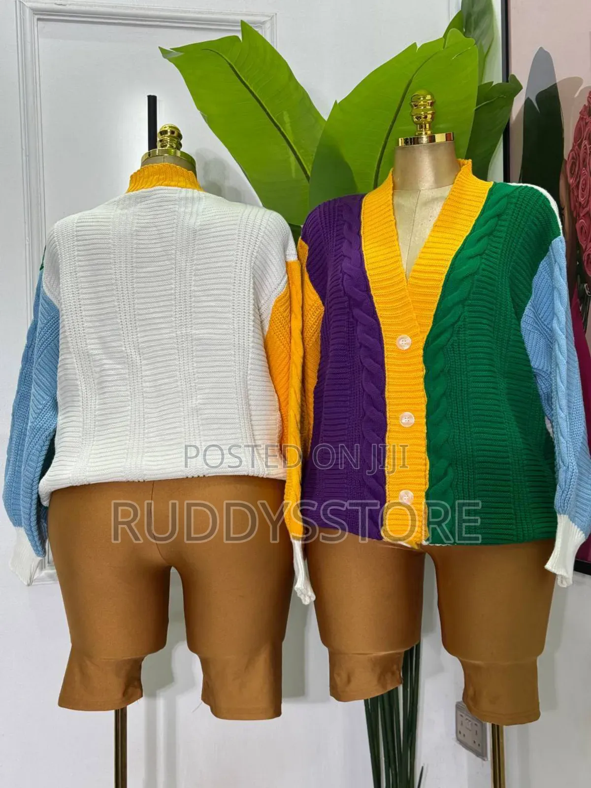 Oversized Multicolored Cozy Sweater