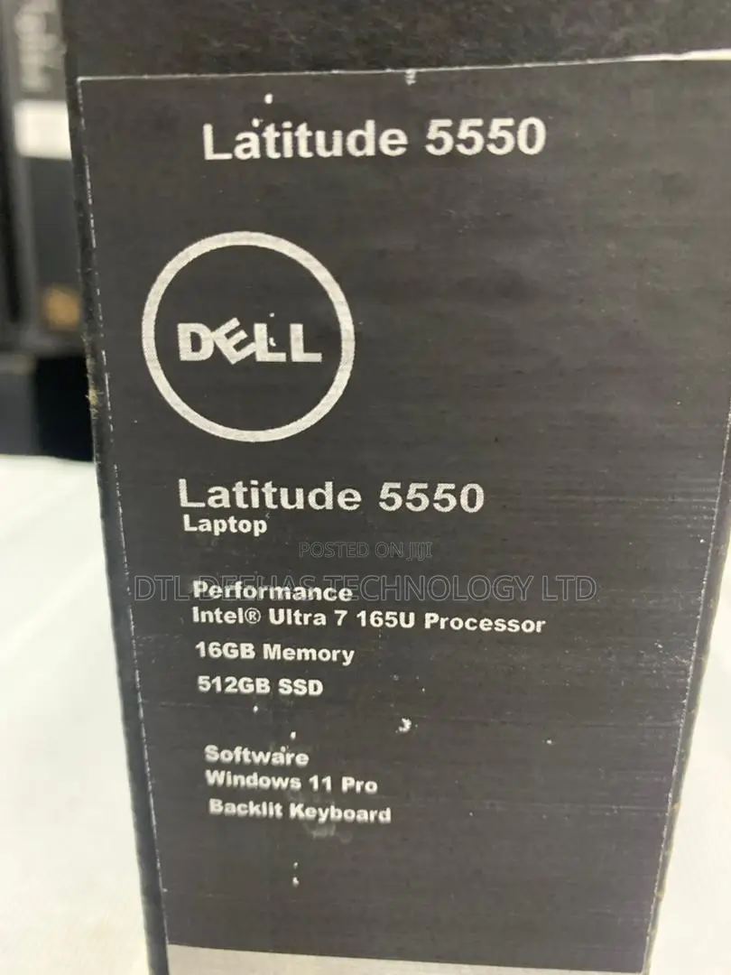 New Laptop Dell Latitude 5550 16GB Intel SSD 512GB