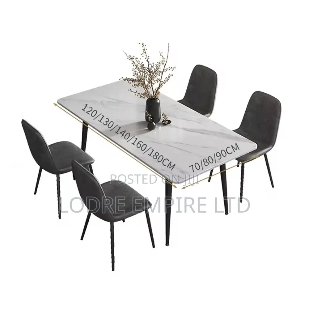 Italian Luxury Modern Dining Table Set
